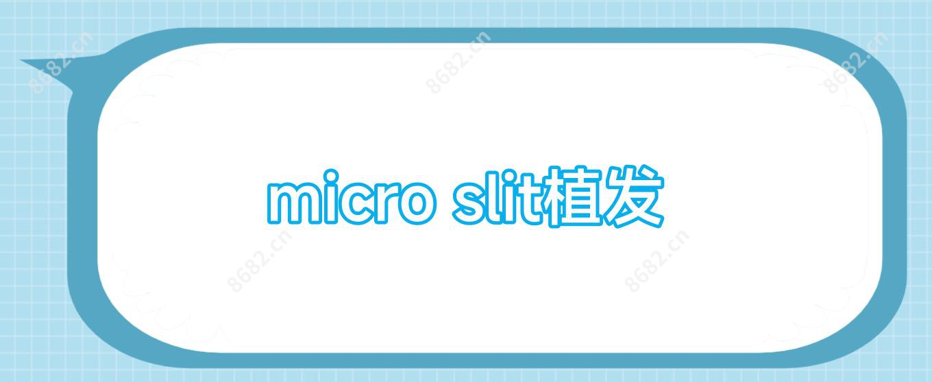 micro slit植发