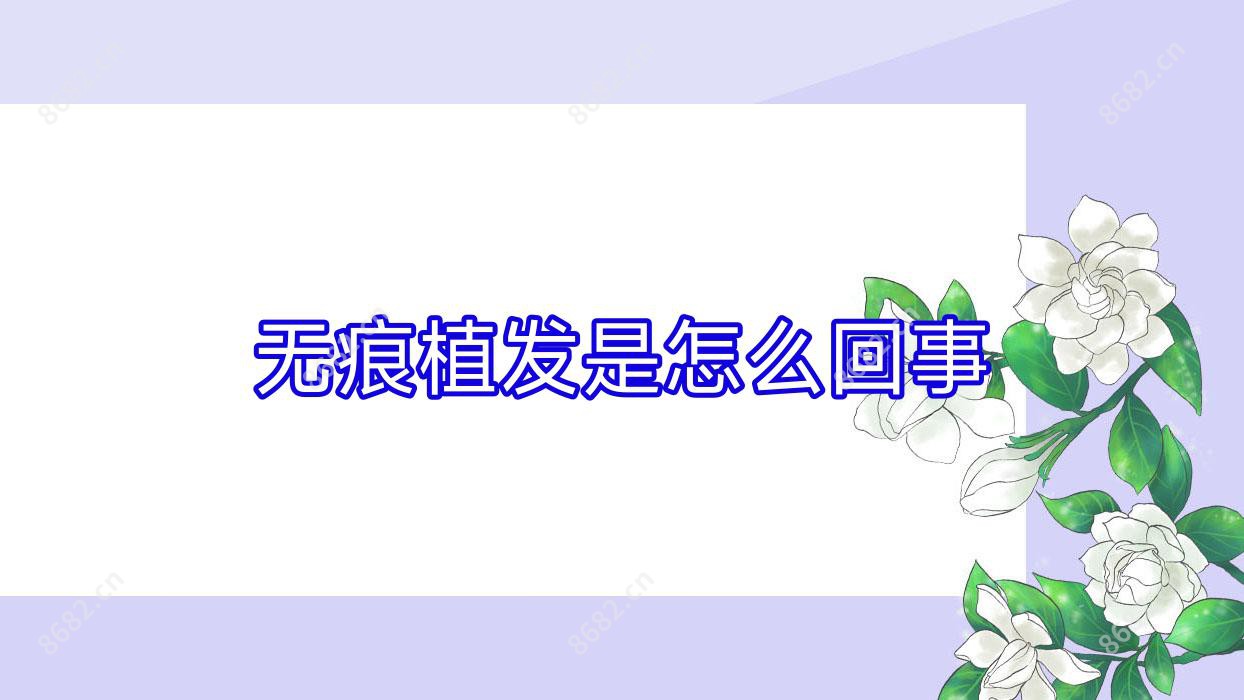 无痕植发是怎么回事