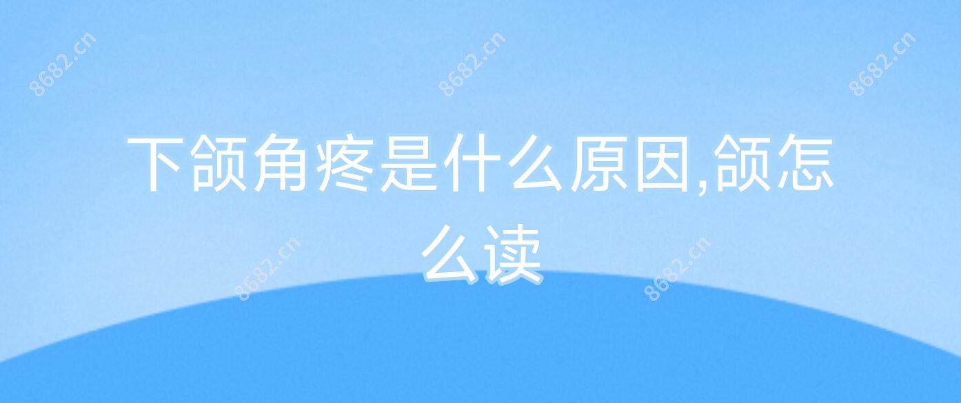 下颌角疼是什么原因,颌怎么读