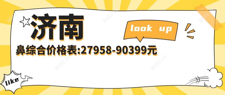 济南鼻综合价格表:27958-90399元