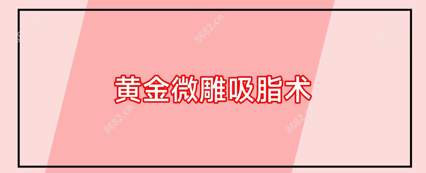黄金微雕吸脂术