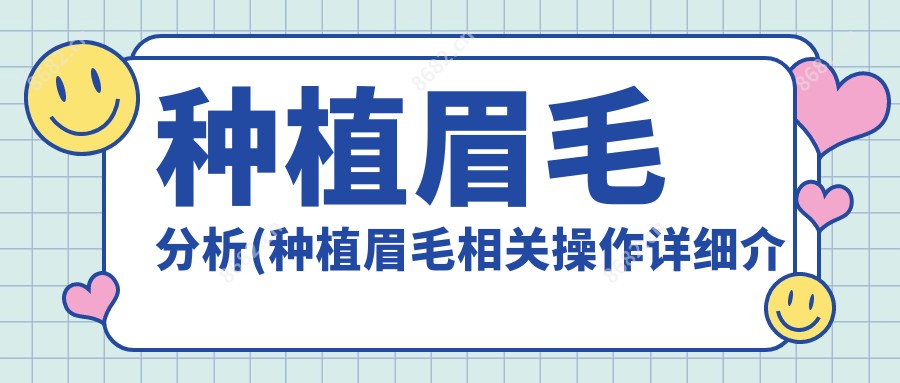 种植眉毛分析(种植眉毛相关操作详细介绍)