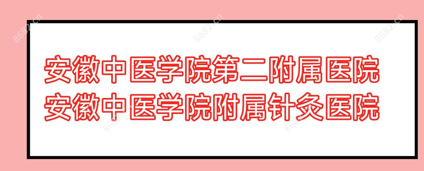 安徽中医学院第二附属医院安徽中医学院附属针灸医院