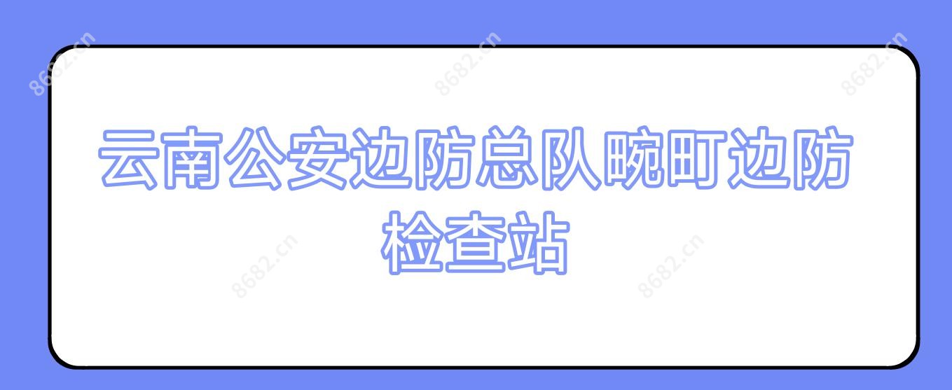 云南公安边防总队畹町边防检查站