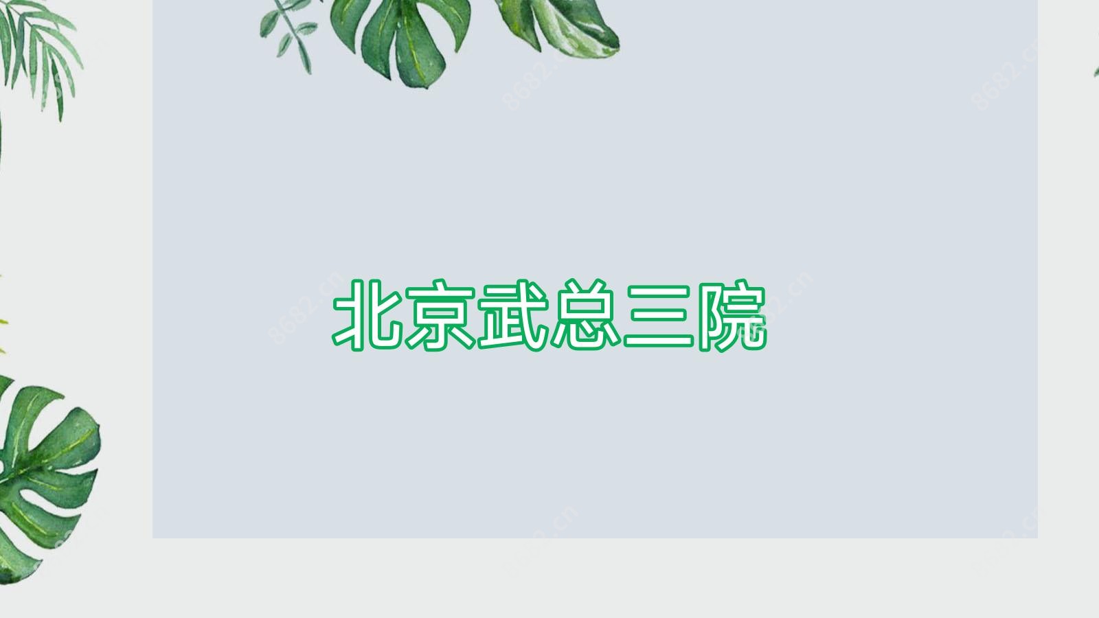 北京武总三院