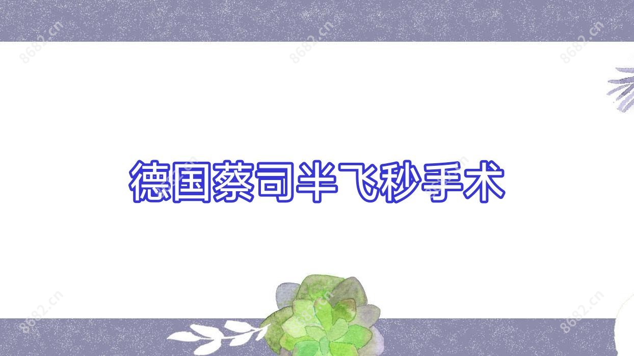 德国蔡司半飞秒手术