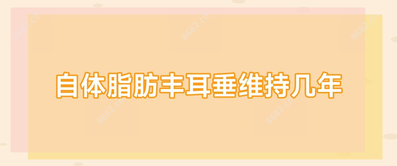 自体脂肪丰耳垂维持几年