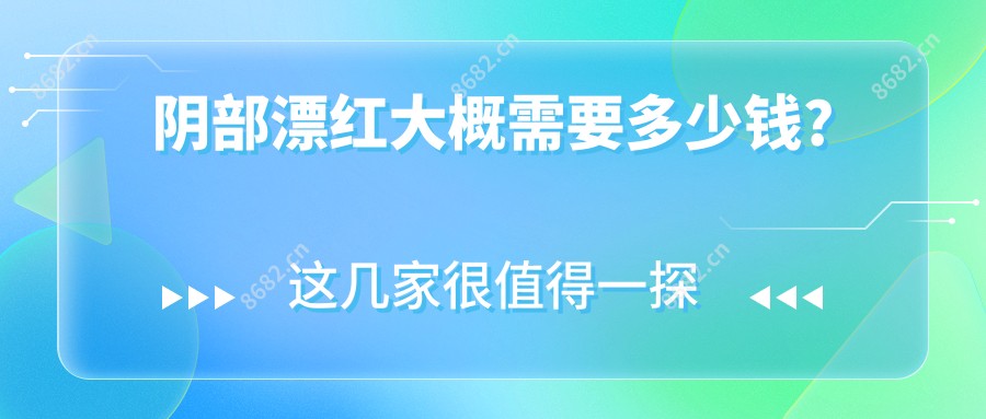阴部漂红大概需要多少钱?