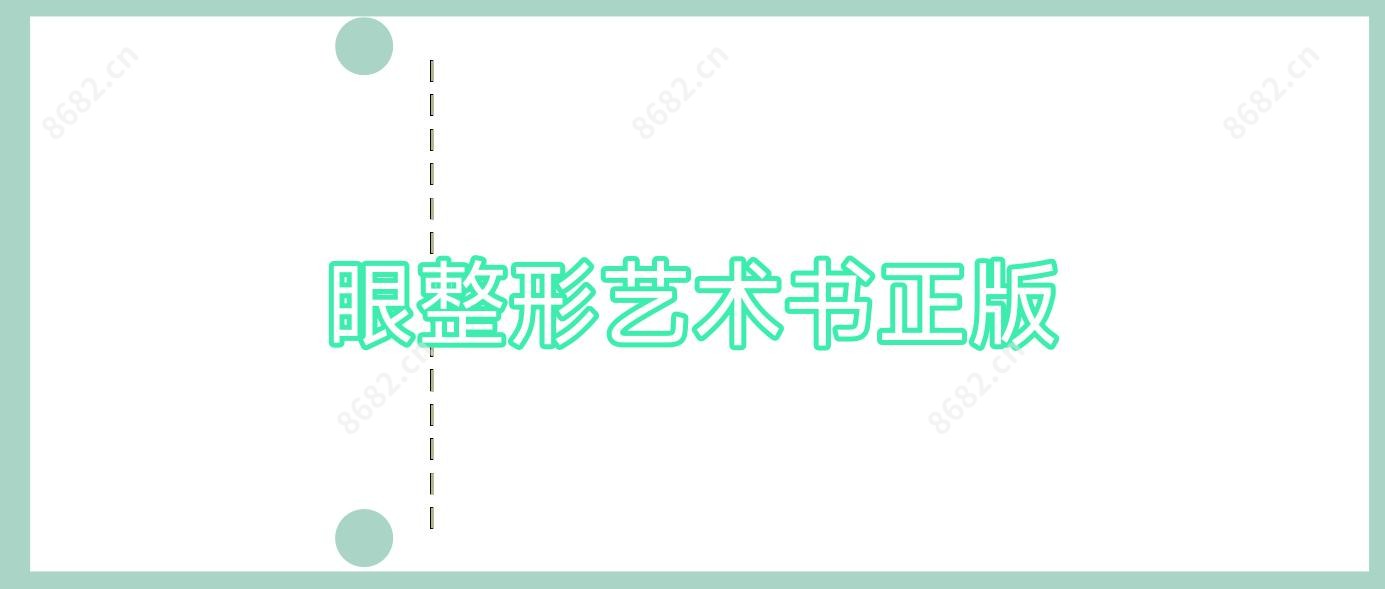 眼整形艺术书正版
