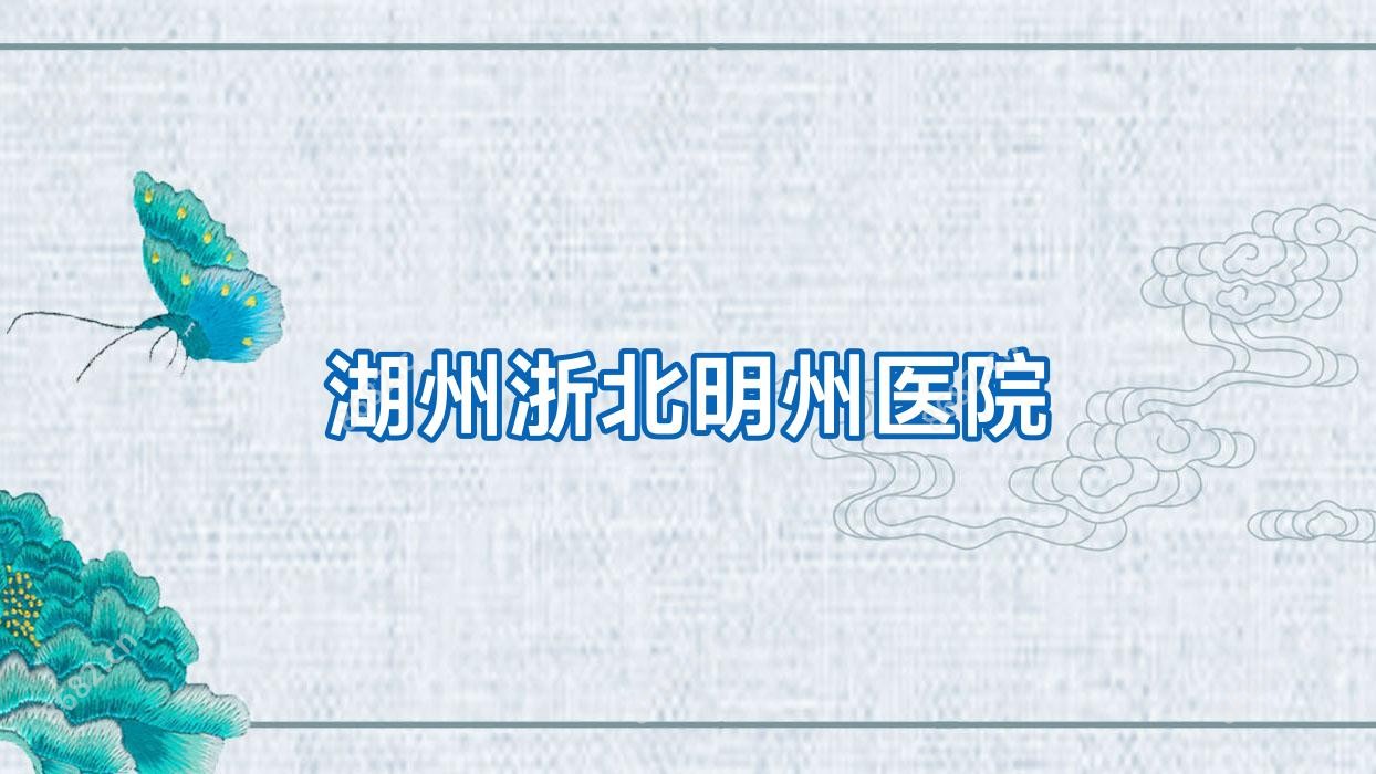 湖州浙北明州医院