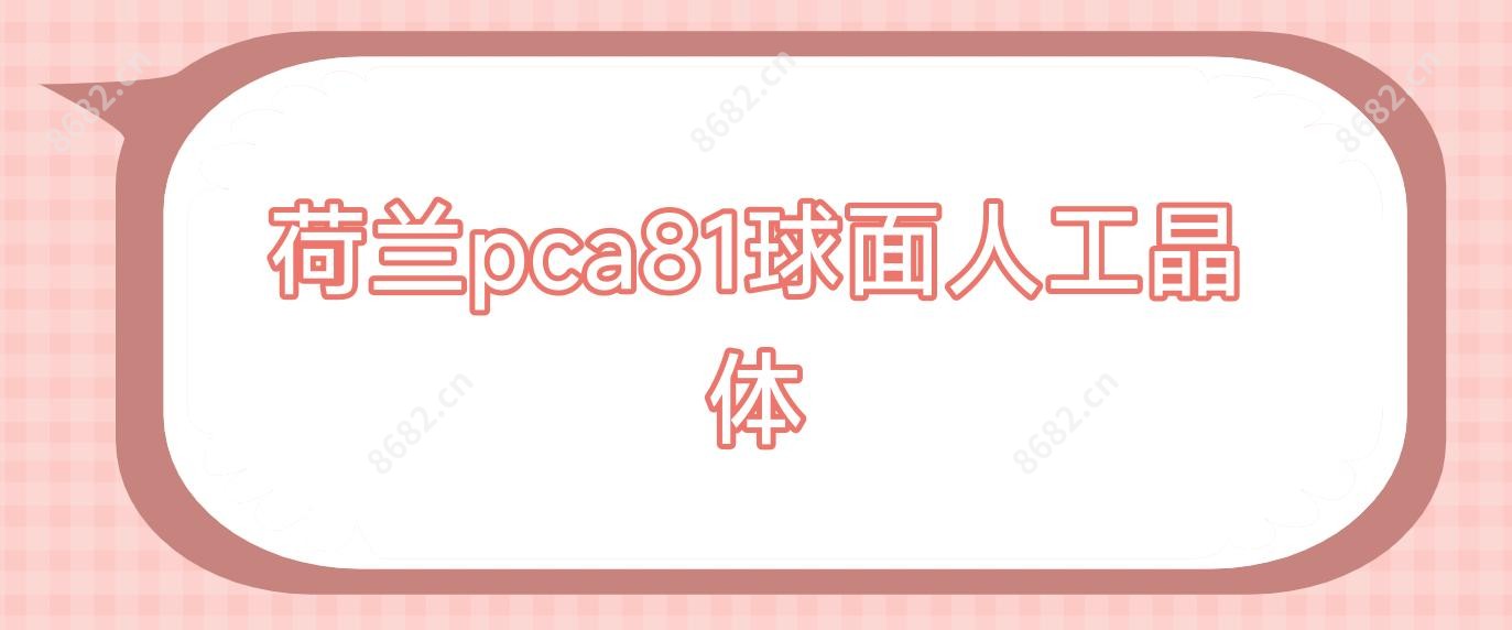 荷兰pca81球面人工晶体