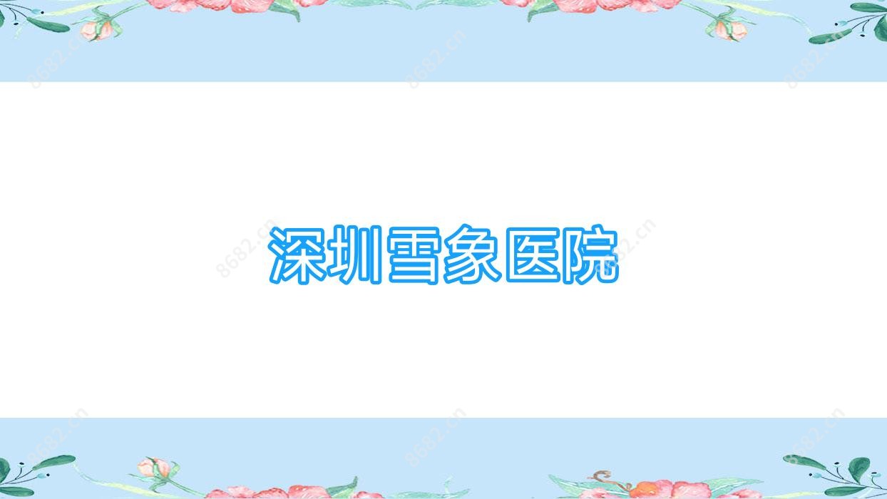 深圳雪象医院