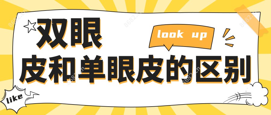 双眼皮和单眼皮的区别