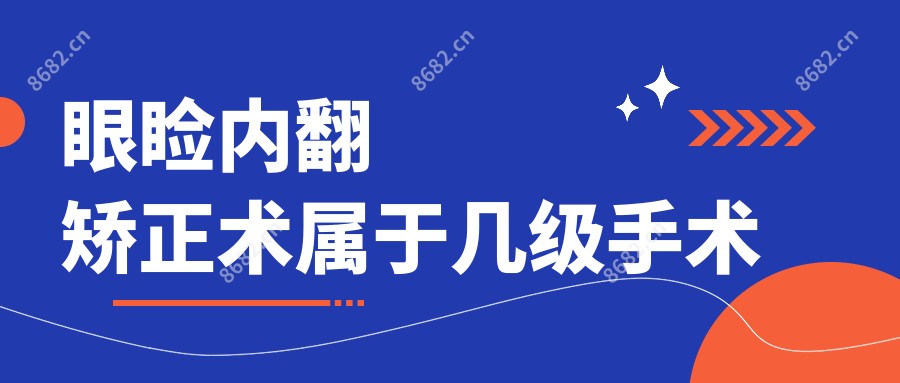 眼睑内翻矫正术属于几级手术