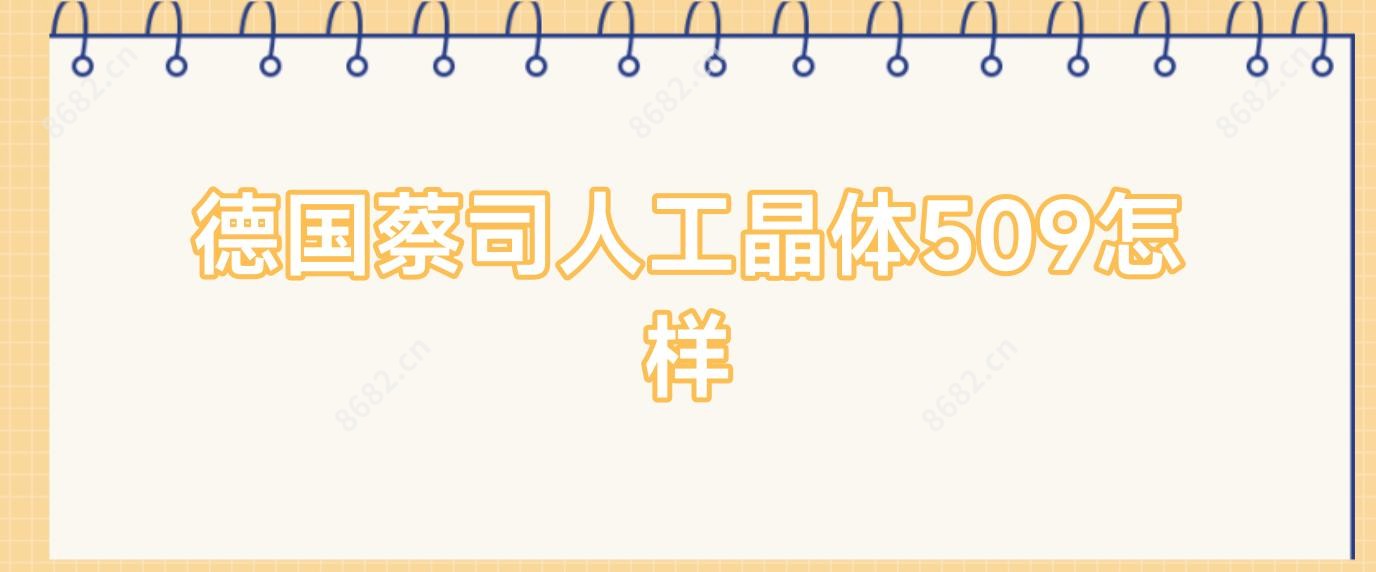 德国蔡司人工晶体509怎样