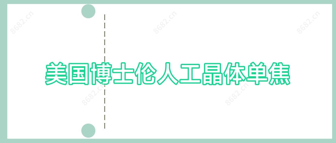 美国博士伦人工晶体单焦