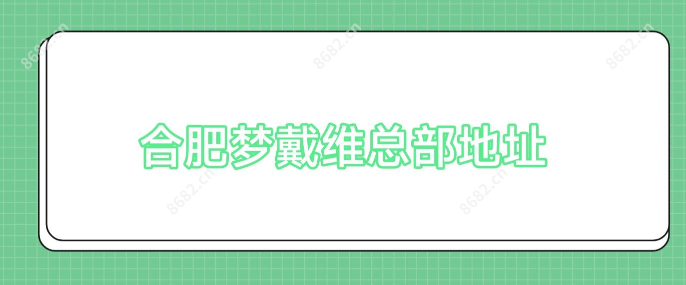 合肥梦戴维总部地址