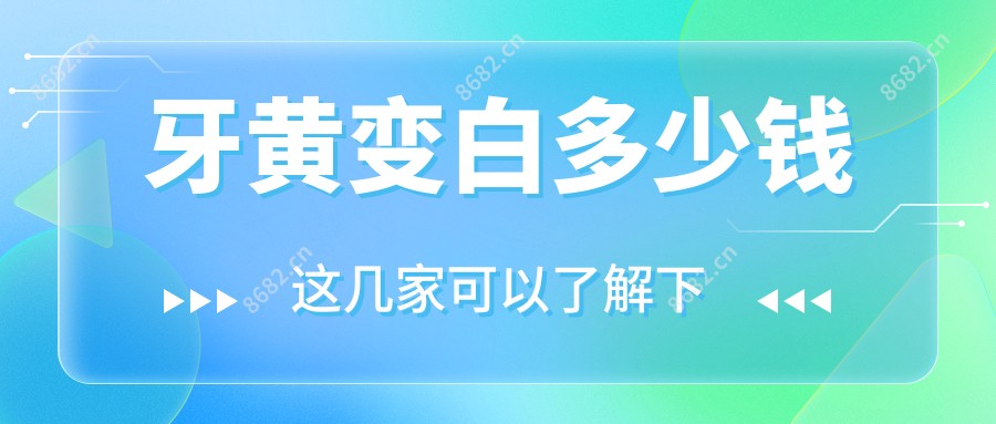 牙黄变白多少钱