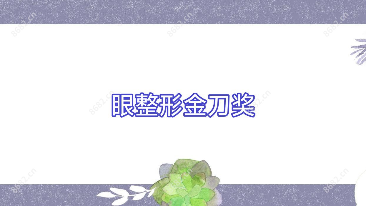 眼整形金刀奖