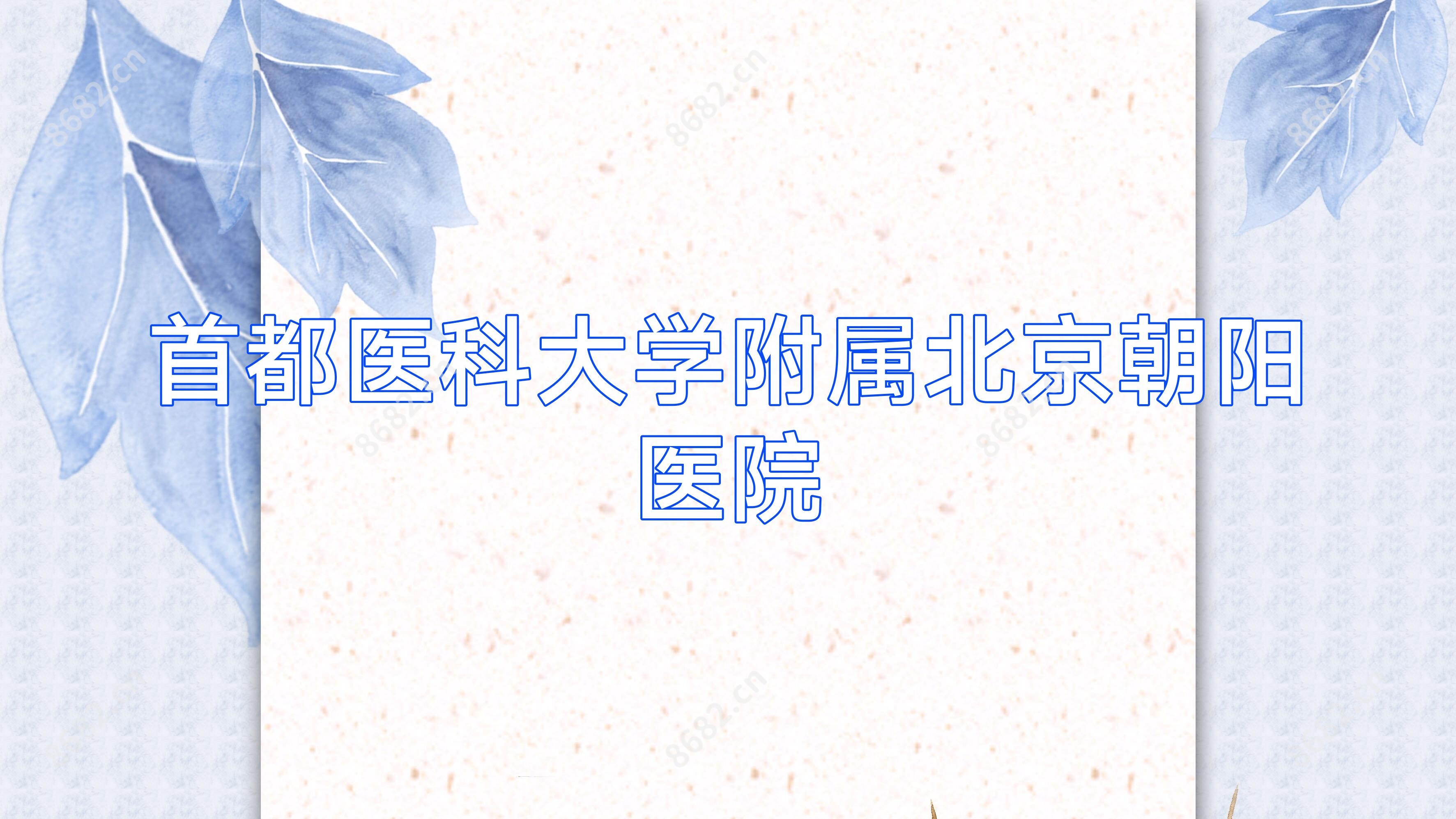首都医科大学附属北京朝阳医院